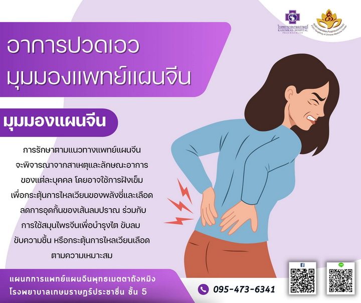 ปวดเอว ปวดขา ในมุมมองแพทย์แผนจีน